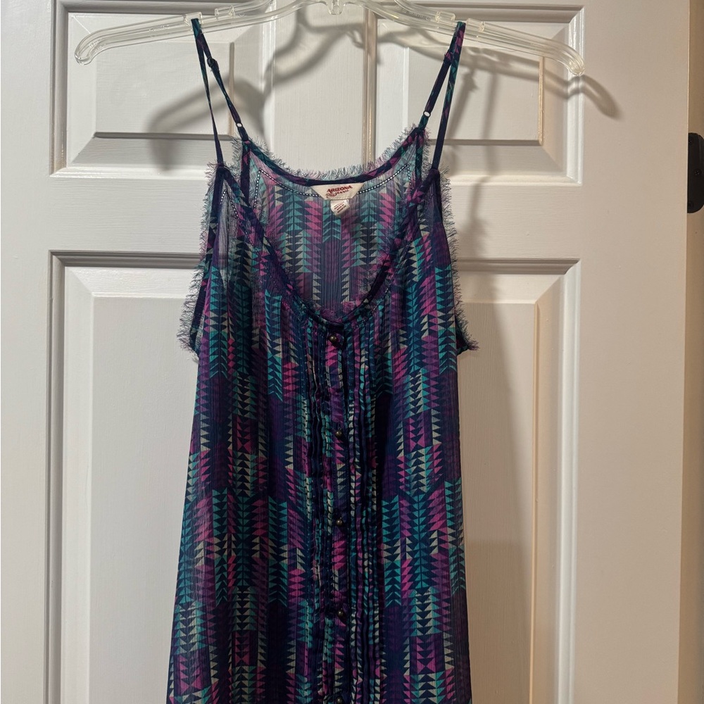 Colorful Geometric Patterned tank